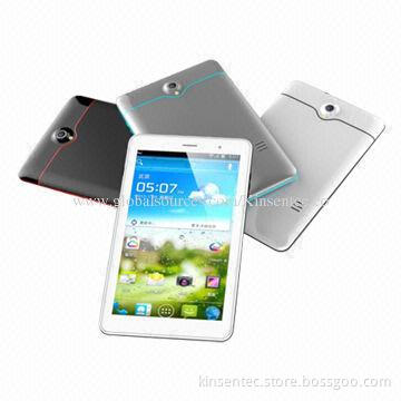 7-inch Tablet PCs, MTK8382 Quad-core 1.2GHz 1/8GB Dual-camera/3G Phone Calling/BT and GPS